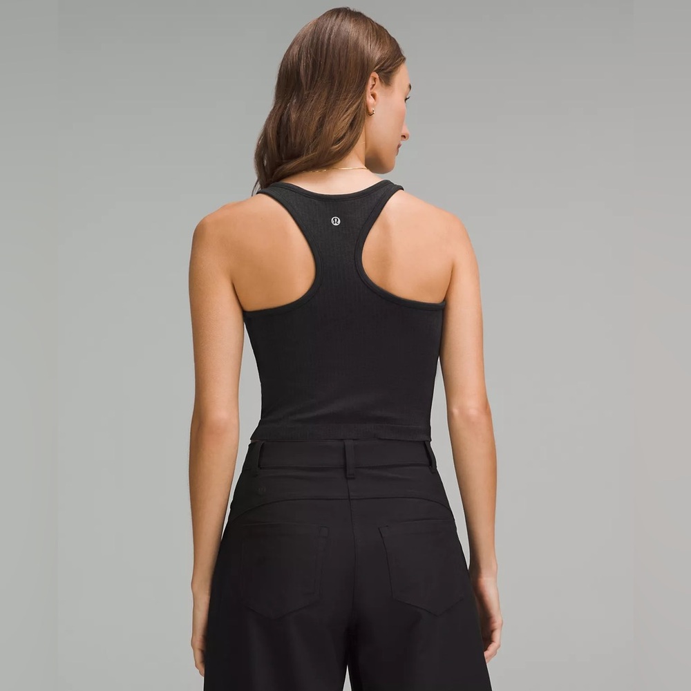 Lululemon ebb to street cropped racer back tank